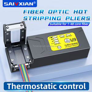 Dénudeur thermique de fibres optiques SAIVXIAN U9, dénudeur thermique de câbles optiques, dénudage thermique de rubans de fibres avec batterie au lithium, fusion - Product Image 3