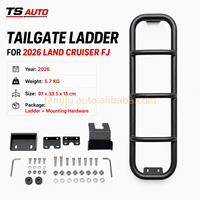 Échelle de hayon CYS pour Land Cruiser FJ Cruiser 2026, échelle d'accès au toit de la porte arrière, en acier robuste avec matériel de montage