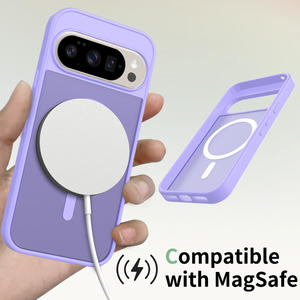 Силиконовый чехол для Google Pixel 10 Pro XL с магнитным креплением, жидкий силиконовый чехол-накладка из микрофибры для 9A, 8A, 7A - Product Image 4