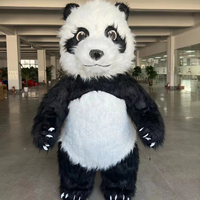 Saygo haute qualité personnalisé dessin animé géant publicité gonflable marche mascotte en peluche Panda Costume