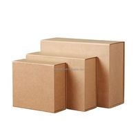 Karton Kraftpapier Verpackungsbox für Kleidung Schuhe Gefaltet Matt Laminiert Logo-Druck Kundenspezifische Marke