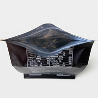 Sachet d'emballage alimentaire personnalisé avec logo, en plastique de qualité alimentaire, à fond carré, refermable avec fermeture éclair, pour poudre de protéines de lactosérum et lait, 1 kg, 2 kg, 5 lb