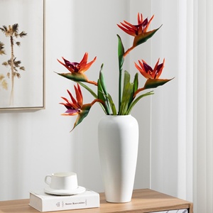 Piante Artificiali di Lusso Moderne, Uccelli del Paradiso <span class=keywords><strong>Verdi</strong></span>, Ignifughe ed Ecologiche, Decorazione per la Casa, Composizioni Floreali per Vasi - Product Image 2