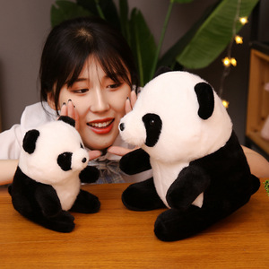 Peluche Realistico di <span class=keywords><strong>Panda</strong></span>, Morbidissimo con Imbottitura in Cotone PP, Dimensioni Regolabili per Abbracciare e Dormire, ODM - Product Image 4