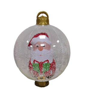 Inflatable Christmas Balls 60Cm Printed Outdoor Holiday Yard Decorations - Product Image 4