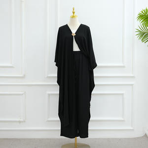 Pantaloni da <span class=keywords><strong>donna</strong></span> modesti Abaya completi unici pantaloni da <span class=keywords><strong>donna</strong></span> mussulmani antirughe a bolle - Product Image 4