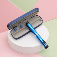 Boîte de rangement pour stylos en PU injecté, doublure intérieure en peluche, étanche, antichoc, brossée et résistante à l'usure, fournie directement par l'usine