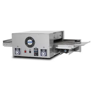 Industrial Electric Conveyor Belt Used For Baking 18 Pizza Pizza Oven Machine