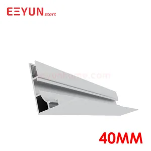 Customization Manufacturer SEG LED Backlit Wall 40MM 6063 Extrusion Aluminum Frameless For Fabric Textile Lightbox