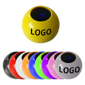2025 Nueva novedad Magic 8 Ball impresión personalizada Logo LED luz Mini púrpura negro fiesta <span class=keywords><strong>profecía</strong></span> juguete 8 bolas para diversión - Product Image 1