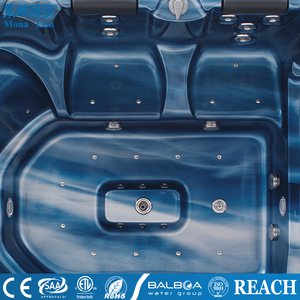 7 Personen Whirlpool im Freien Spa Whirlpool im Freien Spa Acryl-Massagegerät moderne freistehende Villa Schwimmbad Luftmassage 2 Tonnen - Product Image 6