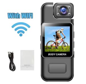 Nouveauté Mini caméra compacte portée par le corps 4K IR Vision nocturne Caméra d'<span class=keywords><strong>action</strong></span> à rotation de 180 degrés - Product Image 1