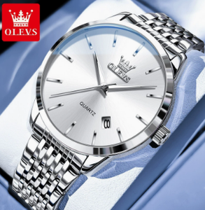 Reloj de Cuarzo OLEVS 2907 para Hombre, Diseño de Marca, Personalizado, de Acero Inoxidable, Clásico, Impermeable, de Lujo, Deportivo, para Negocios - Product Image 2