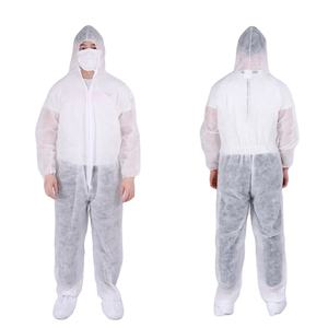 <span class=keywords><strong>Combinaison</strong></span> jetable en fibre de verre, nouvelle conception, blanche, en PP non tissé, vêtements de sécurité jetables avec une réduction avantageuse - Product Image 1