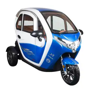 Lexsong 1500W 72V 3 Wheel Electric Cabin Tricycle EEC Electric Scooter Of 45Km/h