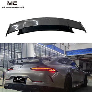 Para <span class=keywords><strong>Mercedes</strong></span> <span class=keywords><strong>Benz</strong></span> AMG <span class=keywords><strong>GT</strong></span> GT50 GT53 GT63 IM estilo Alerón trasero de fibra de carbono - Product Image 1