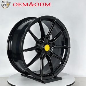 Jantes forgées concaves profondes 5x108 5x112 5x114.3 5x120 Monobloc haute performance pour <span class=keywords><strong>Ferrari</strong></span> B-M-W Audi Voitures de luxe - Product Image 1