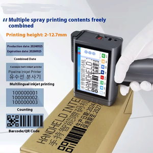 Nhôm Bền Cầm Tay Ngày Sản Xuất Hàng Loạt Số Mã Vạch Cảm Ứng Tự Động Máy In Phun Mã Hóa Máy - Product Image 4