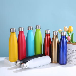 Bouteille isotherme portable de style américain, personnalisée, en acier inoxydable de 500 ml, avec couvercle, écologique, isolation thermique de 6 à 12 heures, pour le bureau et les affaires - Product Image 2