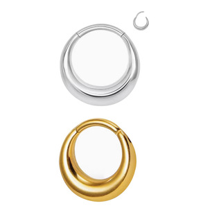 Piercing de <span class=keywords><strong>Nariz</strong></span> Unisex Vintage con Forma Geométrica, Joyería Corporal de Acero Inoxidable, Anillo de Oreja, Anillo de Labio, Chapado en Oro, Regalo - Product Image 3