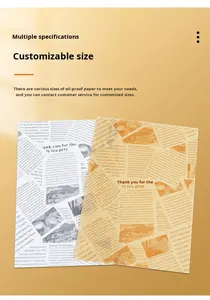 Papel para Hornear Reutilizable de Doble Cara, Resistente al Aceite, Impermeable y Antiadherente para Pan, Aperitivos, Comida Frita y Hamburguesas - Product Image 5