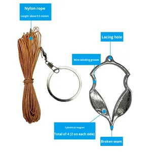 Renforceur de préhension des doigts en silicone, exerciceur de force des mains, déhameur de pêche, entraîneur pour la guitare - Product Image 5