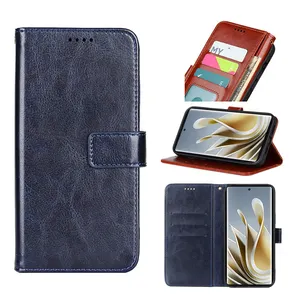 PU Flip Leather Phone Case For ZTE Blade A53 Z50S Pro A33s 40 lite V41 Smart A72s Blade L220 ZMAX Verve With Wallet Cover