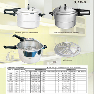 Cuisinière à pression <span class=keywords><strong>Royal</strong></span> <span class=keywords><strong>Prestige</strong></span> avec couvercle en verre et cuiseur vapeur, élément essentiel <span class=keywords><strong>de</strong></span> cuisine élégant - Product Image 6