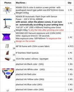 Giá Tốt Nhất 6 Trạm T Áo Sơ Mi Màn Hình Máy In 6 Màu Của Nhãn Hiệu/Tự Động Dễ Dàng Để Hoạt Động Điều Kiện Mới Máy In Nhãn Cho Bán - Product Image 2