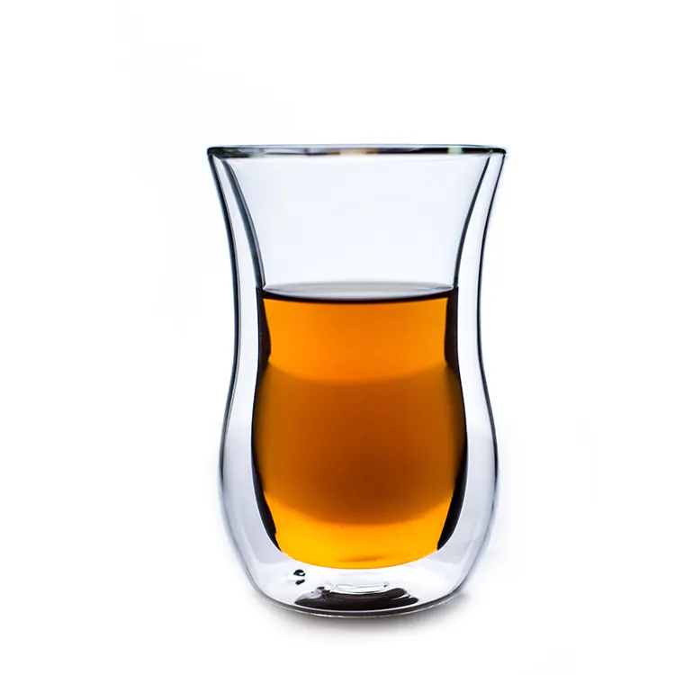 Небьющаяся Бессвинцовая стеклянная креативная стеклянная чашка для виски с двойными стенками