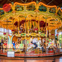 Manège familial Luna Park, carrousel pour enfants, jeux de parc d'attractions, équipement de carrousel antique avec chevaux pour enfants à vendre