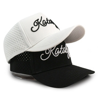 Gorra Deportiva ELVN de 5 Paneles, Estructurada, Impermeable, Ajustable, con Parche de Goma Personalizado con Logotipo, Estilo Urbano, Unisex