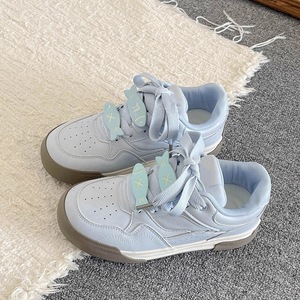 Nuevos zapatos versátiles de estilo chino - Zapatos de plataforma para la temporada de primavera y otoño de 2026 - Zapatos blancos de suela gruesa - Product Image 6