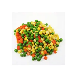 Iqf मिश्रित सब्जियां त्वरित जमे हुए मकई हरी बीन्स गाजर सामग्री फैक्टरी प्रत्यक्ष बिक्री