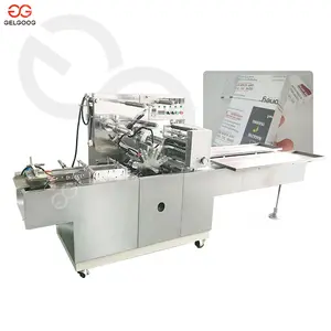 Automatic Soap Coffee Paper Rubber Box Cellophane Packing Machine Sugar Cube Box Wrapping Machine