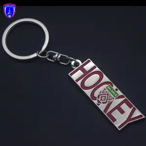 Usa Hockey Pride Sleutelhanger Sport Emaille Sleutelhanger Fabriek