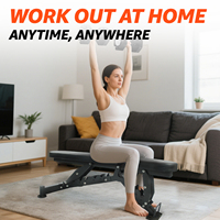 Banc de musculation réglable AOC pour salle de sport commerciale, inclinable et déclinable, pour haltères et abdominaux