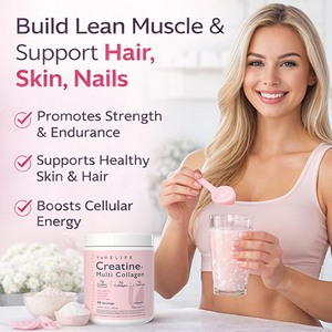 Creatina e Collagene in Polvere a Marchio Privato, Creatina Micronizzata, Integratore Energetico per Donne - Product Image 3