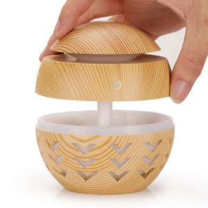 Wooden Aroma Diffuser Mini <b>Humidifier</b> With Led Light Usb Powered For Home Use Less Than 0.5L Capacity - Product Image 4