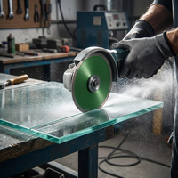 Disque de coupe diamanté 125 mm pour verre, jade, cristal, lame de scie ultra-fine, rapide