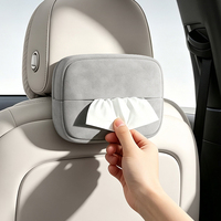 Porte-mouchoirs multifonctionnel en cuir PU pour voiture, organiseur de serviettes multi-positions pour siège arrière, adapté à Ford, Toyota, VW