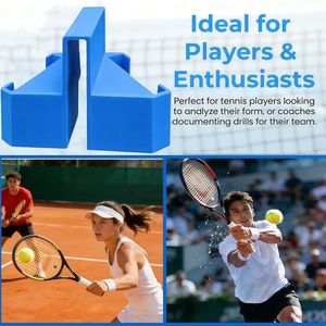 Soporte de Teléfono con Doble Perspectiva para Montaje en Red de Cancha de Tenis, Impreso en 3D, para Análisis de Entrenamiento de Tenis, Transmisión en Vivo y Grabación - Product Image 6