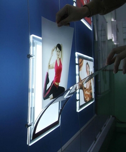 Affiche publicitaire recto-verso format A3, panneau magnétique en acrylique, <span class=keywords><strong>agence</strong></span> <span class=keywords><strong>immobilière</strong></span>, boîte lumineuse LED pour vitrine - Product Image 3