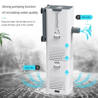 Pompe de filtration d'aquarium 4 en 1, pompe interne à air et oxygène pour aquarium