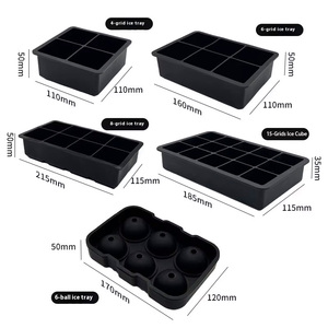 Moule à glaçons en silicone de qualité alimentaire, écologique, fait main, à démoulage facile, avec couvercle, pour glaces et crèmes glacées, compatible lave-vaisselle, pour whisky - Product Image 6