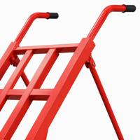 Troli Tangan Baja Bertulang dengan Ban Pneumatik, Kapasitas Angkut Tinggi 150cm, Gerobak Manual Tahan Lama untuk Konstruksi