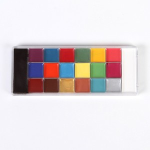 Nueva Paleta <span class=keywords><strong>de</strong></span> Maquillaje Artístico Acrílico <span class=keywords><strong>de</strong></span> 20 Colores para Rostro y Cuerpo, Ideal para Adultos en Halloween - Product Image 5