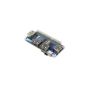 月端口 USB 集线器帽子的树莓 Pi 3/2/零 W 延长线主板 USB 转 UART 串口调试兼容 USB2.0/1.1