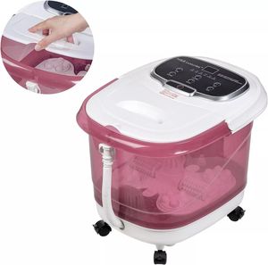 Masajeador de lavabo de baño de <span class=keywords><strong>spa</strong></span> de pie eléctrico grande rosa con rodillos de calor y masaje - Product Image 1