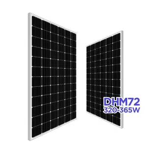 DAH Solar Merk 370w 380w mono kristal 72 cellen zonnepaneel kit voor farm home usd